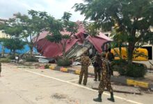 Photo of Junta demolishes more telecom scam buildings in Shwe Kokko