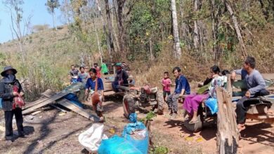 Photo of Residents of at least six villages flee fearing airstrikes in Kyaikto